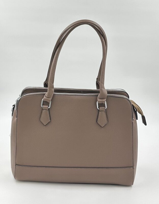 Дамска чанта от еко кожа каки MD Style