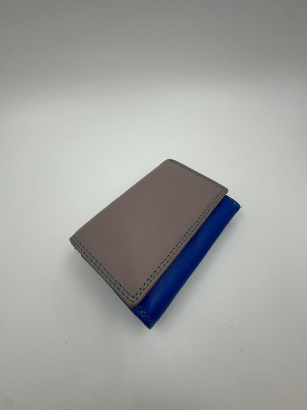 Дамски портфейл от естествена кожа в многоцветен дизайн MD Style