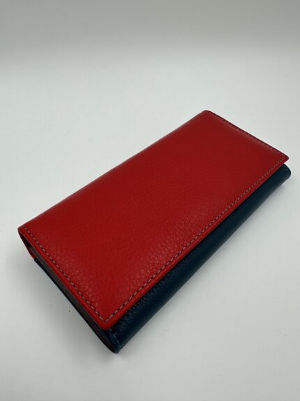 Дамски портфейл от естествена кожа в многоцветен дизайн MD Style