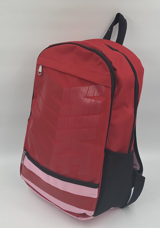 Спортна раница от текстил в червено MD Style