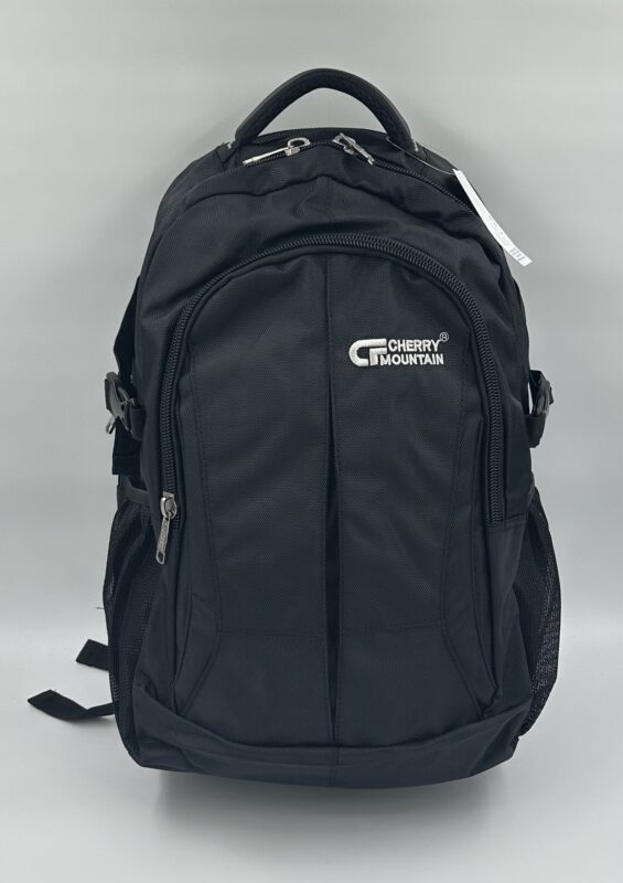 Спортна раница от текстил в черно MD Style