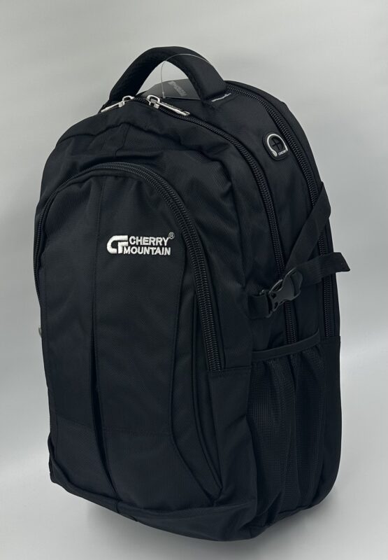 Спортна раница от текстил в черно MD Style