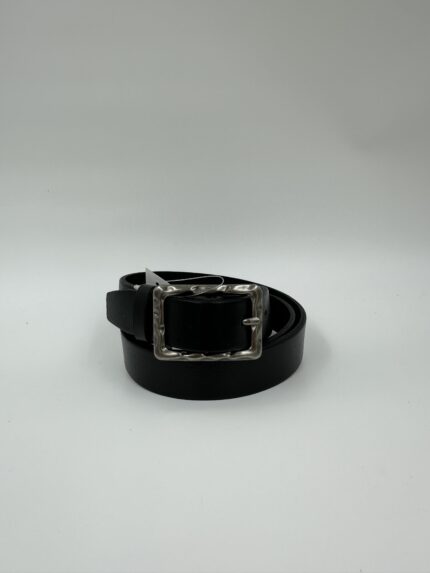 Дамски колан от естествена кожа черен MD Style