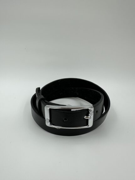 Дамски колан от естествена кожа черен MD Style