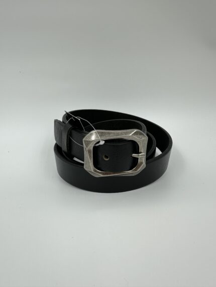 Дамски колан от естествена кожа черен MD Style