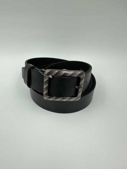 Дамски колан от естествена кожа черен MD Style