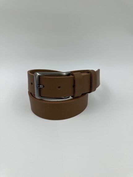 Мъжки колан от естествена кожа, кафяв MD Style