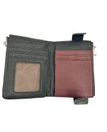 Дамски портфейл от еко кожа черен 13 x 9,5 см MD Style