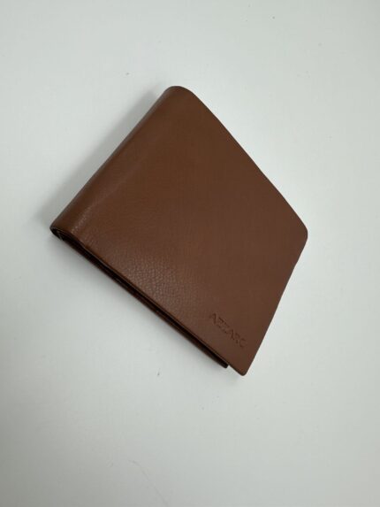 Мъжки портфейл от естествена кожа кафяв MD Style