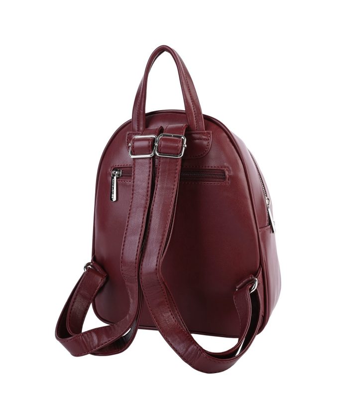 Дамска раница David Jones от еко кожа в цвят бордо – код: MD0013 MD Style