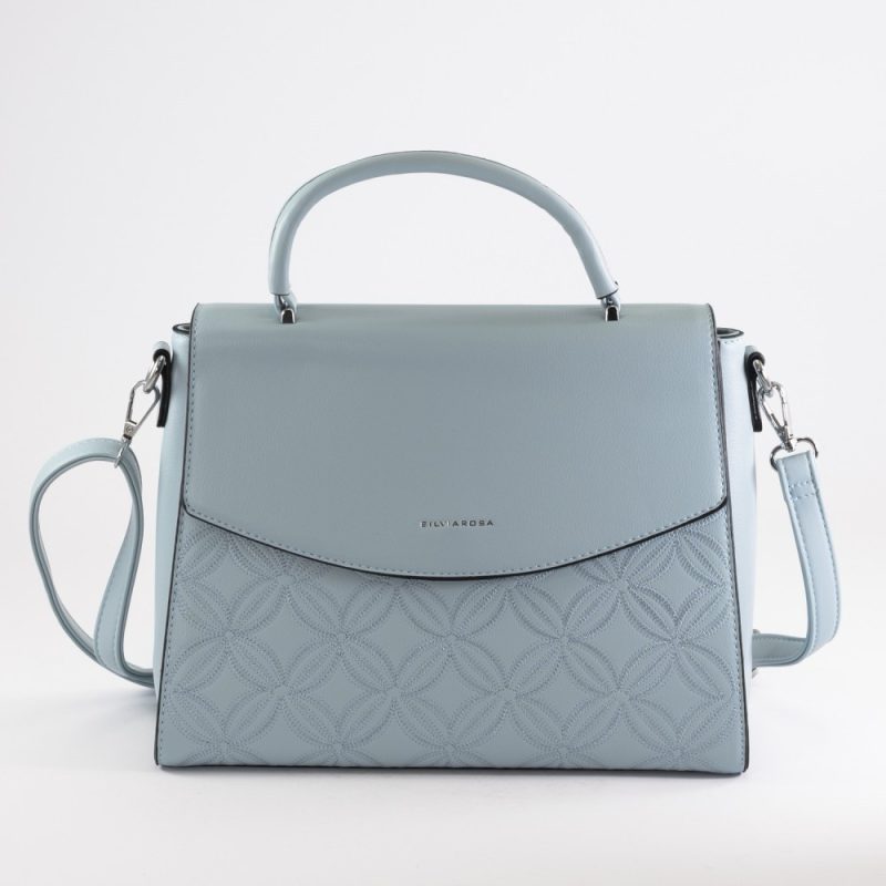 Дамска чанта SILVIA ROSA в син цвят-код: MD0002 MD Style