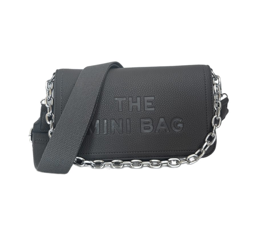 Дамска чанта с дълга дръжка в сив цвят – код: MDS0007 MD Style