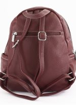 Дамска раница от висококачествена еко кожа в цвят бордо – код: MD00022 MD Style