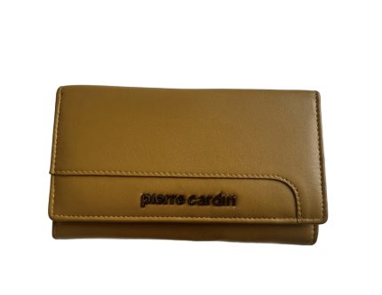 Дамски портфейл от естествена кожа в цвят горчица – код: MDW0010 MD Style