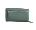 Дамски портфейл от естествена кожа в цвят зелен бадем – код: MDW1000-7 MD Style