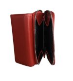 Дамски портфейл от естествена кожа в червен цвят – код: MDW998 MD Style