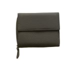 Дамски портфейл от естествена кожа в сив цвят – код: MDW998-3 MD Style