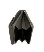 Дамски портфейл от естествена кожа в сив цвят – код: MDW998-3 MD Style