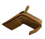 Дамски портфейл от естествена кожа в цвят горчица – код: MDW998-2 MD Style