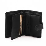 Мъжки портфейл от естествена кожа в черен цвят – код: MDWM001 MD Style