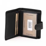 Мъжки портфейл от естествена кожа в черен цвят – код: MDWM001 MD Style