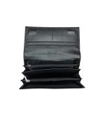 Дамско портмоне от естествена кожа в черен цвят – код: MDW501-1 MD Style