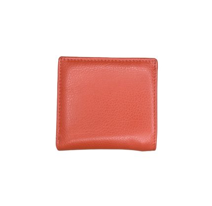 Дамско портмоне от естествена кожа в цвят червен портокал – код: MDW209-1-6 MD Style