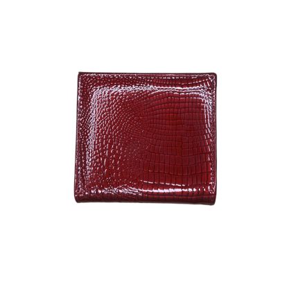 Лачено дамско портмоне от естествена кожа в  червен цвят – код: MDW209-1-7 MD Style