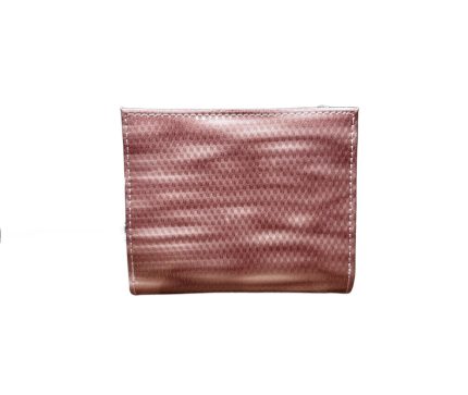 Лачено дамско портмоне от естествена кожа с ефектна шарка в розов цвят – код – MDW-JXG44-1-2 MD Style