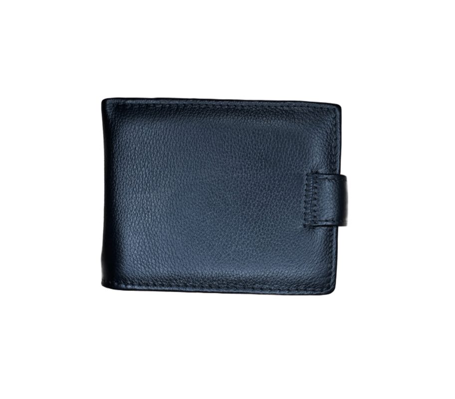 Мъжки портфейл от естествена кожа в черен цвят: код: MDW-ZPE61642-876 MD Style