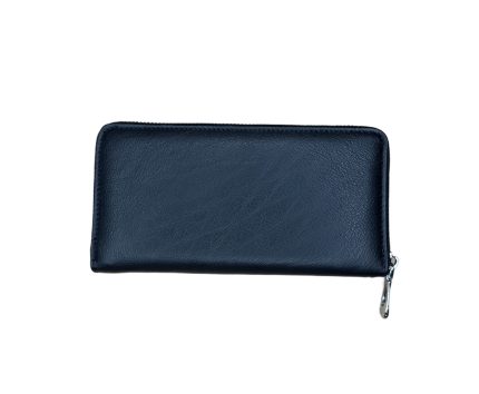 Дамско портмоне от естествена кожа в черен цвят – код: MDW-K-9026-H09 MD Style