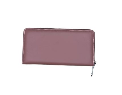 Дамско портмоне от естествена кожа в цвят пепел от рози – код: MDW-K-9026-H09-2 MD Style