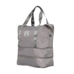 Текстилна пътна чанта за ръчен багаж в сив цвят – код: MD2643-3 MD Style