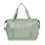 Текстилна пътна чанта за ръчен багаж в светло зелен цвят – код: MD2643-2 MD Style
