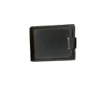 Мъжки портфейл от естествена кожа в черен цвят с магнитно закопчаване – код: MDW-Е61635В-1 MD Style