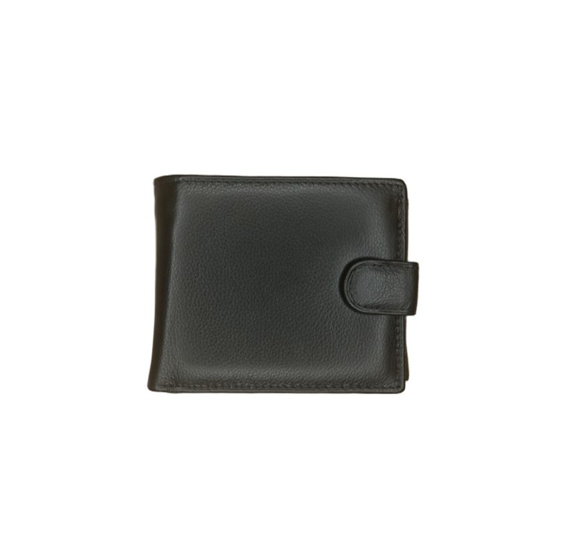 Мъжки портфейл от естествена кожа в черен цвят – код: MDW-М2 MD Style