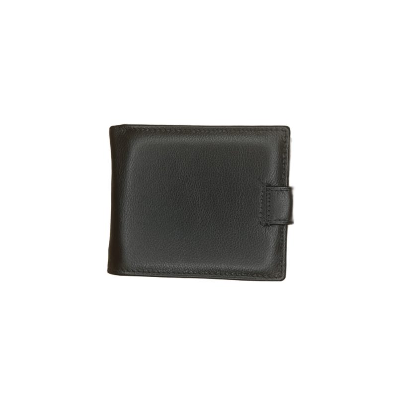 Мъжки портфейл от естествена кожа в черен цвят – код: MDW-М2 MD Style