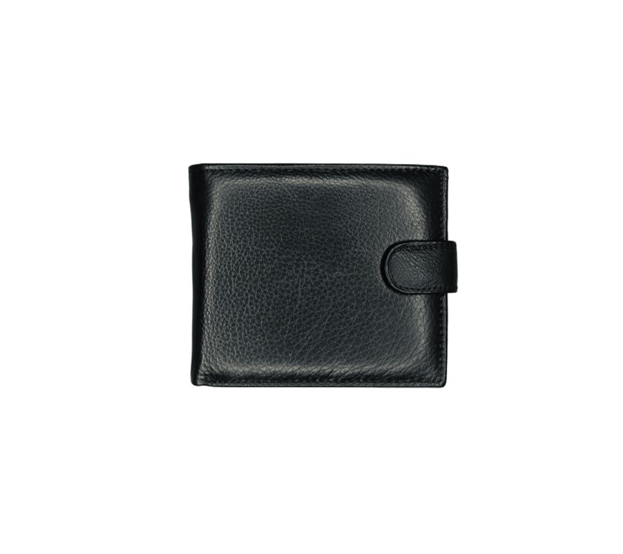 Мъжки портфейл от естествена кожа в черен цвят – код: MDW-М38 MD Style