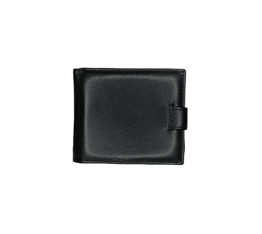 Мъжки портфейл от естествена кожа в черен цвят – код: MDW-М38 MD Style