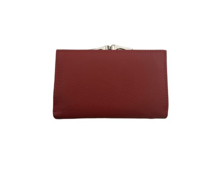 Дамско портмоне от естествена кожа в червен цвят – код: MDW-К711-Н09-2 MD Style