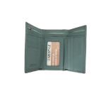 Дамско портмоне от естествена кожа в синьо-зелен цвят – код: MDW-К711-Н09-3 MD Style