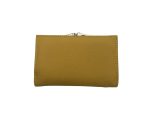 Дамско портмоне от естествена кожа в жълт цвят – код: MDW-К711-Н09-4 MD Style
