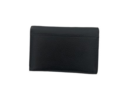 Дамско портмоне от естествена кожа в черен цвят – код: MDW-1973-2 MD Style