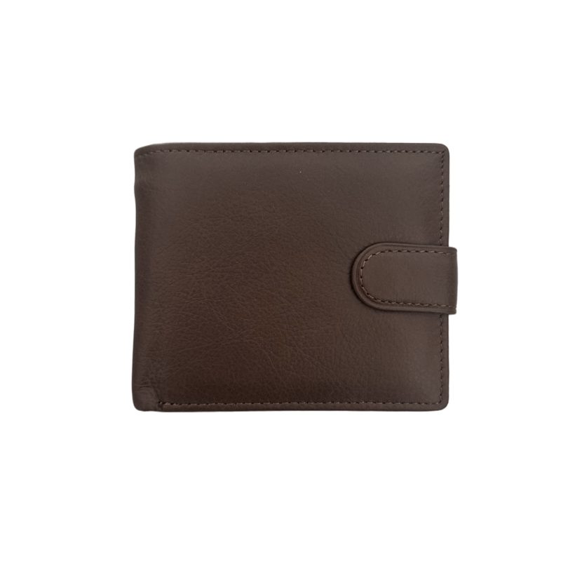 Мъжки портфейл от естествена кожа в кафяв цвят – код: MDW-1301-1 MD Style