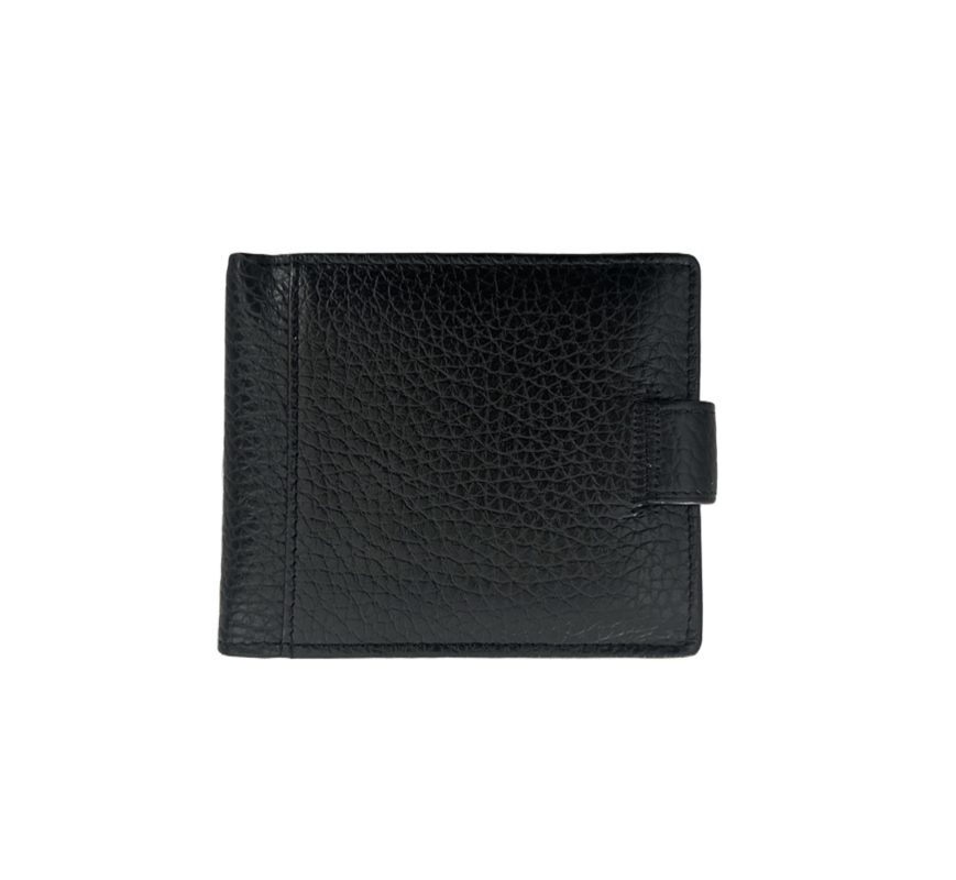 Мъжки портфейл от естествена кожа в черен цвят – код: MDW-1301 MD Style