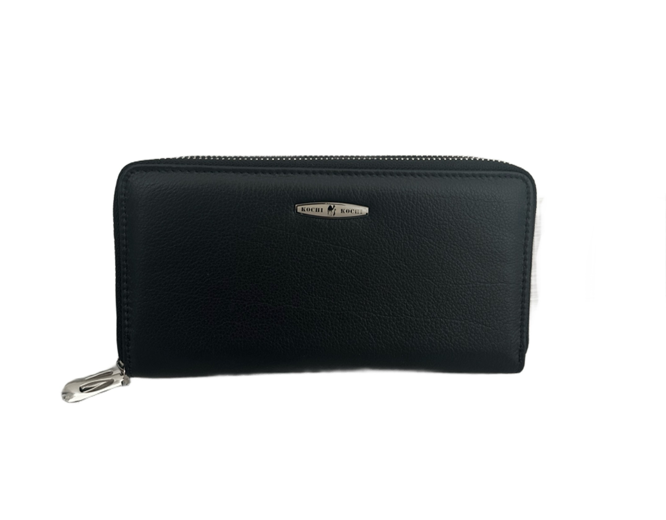 Дамско портмоне от естествена кожа в черен цвят – код: MDW-К-9036-3-Н09 Дамско портмоне от естествена кожа в черен цвят – код: MDW-К-9036-3-Н09 MD Style