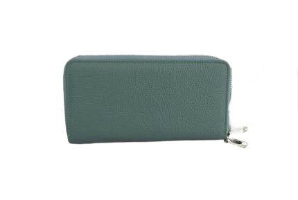 Дамско портмоне от естествена кожа в светло син цвят – код: MDW-К-9036-3-Н09-3 MD Style