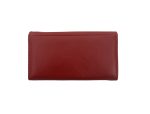 Дамско портмоне от естествена кожа в червен цвят – код: MDW-544 MD Style