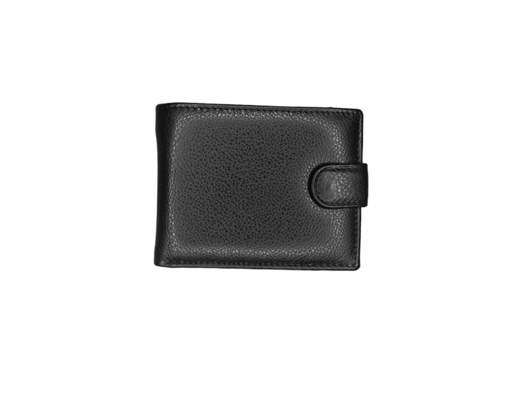 Мъжки портфейл от естествена кожа в черен цвят – код: MDW-E61642-876 MD Style