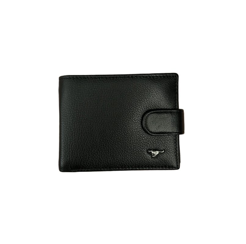 Мъжки портфейл от естествена кожа в черен цвят – код: MDW-L540-208 MD Style